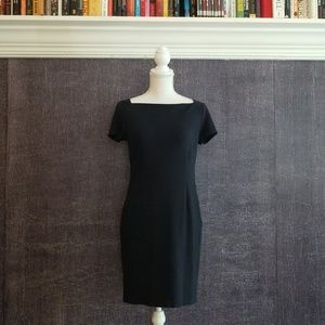 Banana Republic Navy Stretch Jersey Sheath